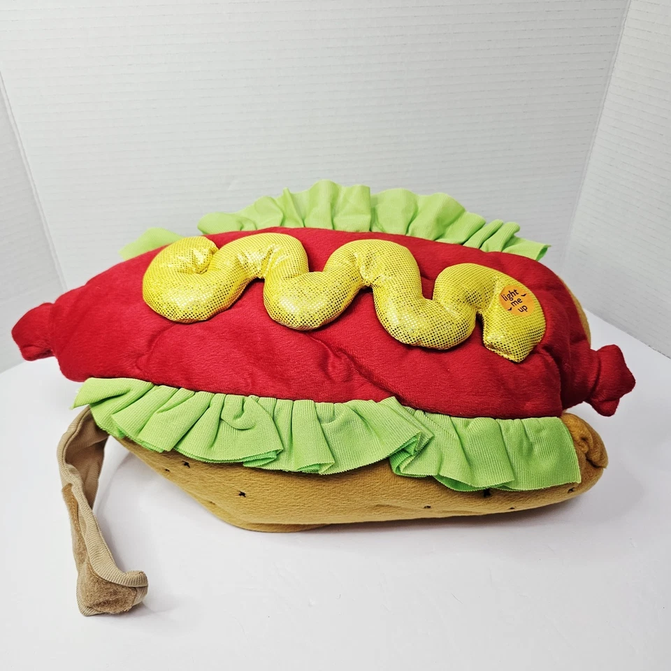 Новый Хэллоуин полного тела хот-дог домашних животных костюм со светодиодами размер Lare / XL  - Изображение 4 из 4