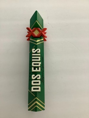Dos Equis Beer Tap Handle: Cerveza Lager Especial. 12 Inches Long