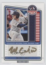 2023 Panini USA Baseball Stars & Stripes Michael Carico (Gold Ink) Auto tj1