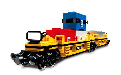 LEGO TTX Intermodal Double-Stack Car Set 10170-1 — 366 Pieces