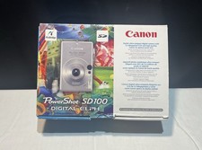 Canon PowerShot SD100 Digital ELPH 3.2MP Silver 2x Zoom Camera Kit