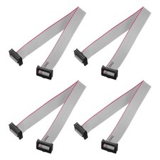 4 Pcs IDC Flat Ribbon Cable, 2mm Pitch 12mm Width 20cm Long 12 Pin FC to FC F...