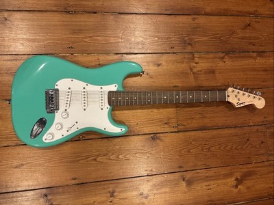 Fender Squier Bullet Strat Electric Guitar Turquoise Burst