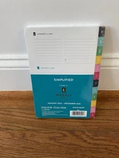 2026 Weekly Planner Refill AT-A-GLANCE Size 4 Emily Ley Colorful Tab Simplified
