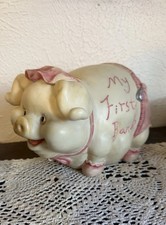 Vintage Piggy Bank - My First Bank Piggy Bank