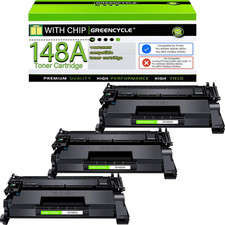 3PK 148A Toner Cartridge with Chip for HP LaserJet Pro 4001dw 4001n MFP 4101fdw