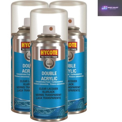 150ml Klarlack 3er Pack - Langlebiges, spanfestes Aerosol für Metall & Holz