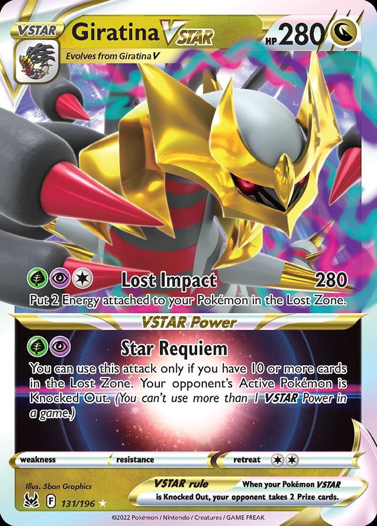 Pokemon Giratina VSTAR (131/266) Lost Origin NM HOLO