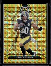 2024 Panini Mosaic #185 Jaylen Warren Mosaic Reactive Yellow