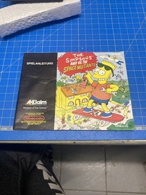Simpsons Nintendo Nes Ovp  Cib Bart Vs. Space Mutants Top Zustand
