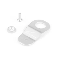 Silver Billet Aluminum Radiator Stay Mount Bracket+Washer Kit For Honda Civic