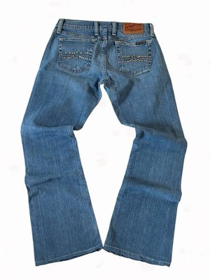 Y2k Vintage Bootcut Bagy Low Waist Flared Damen Jeans