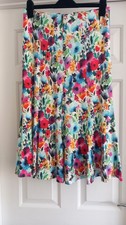 David Nieper Women's Floral Skirt Size 12