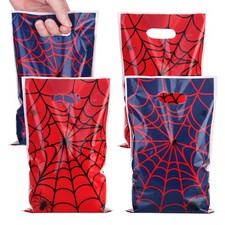 40PCS Spider Wed Party Favor Bags, Red & Blue Cartoon Goodie Candy Bags for B...