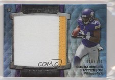2013 Bowman Sterling Box Topper Rookie Cordarrelle Patterson Jumbo Patch 0mn2