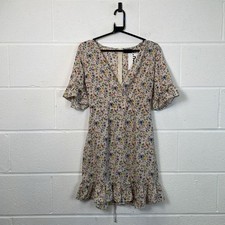 PrettyLittleThing Dress / Size 12 / Short / Womens / Multicoloured / Polyester