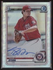 2020 Tyler Dyson Bowman Chrome Refractor  Auto  RC 374/499    #CPA-TDY (D86)