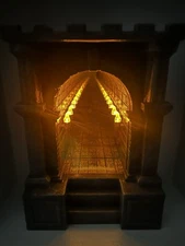 ThinkGeek Infinite Dungeon Corridor Illuminated Mirror Tested & Working