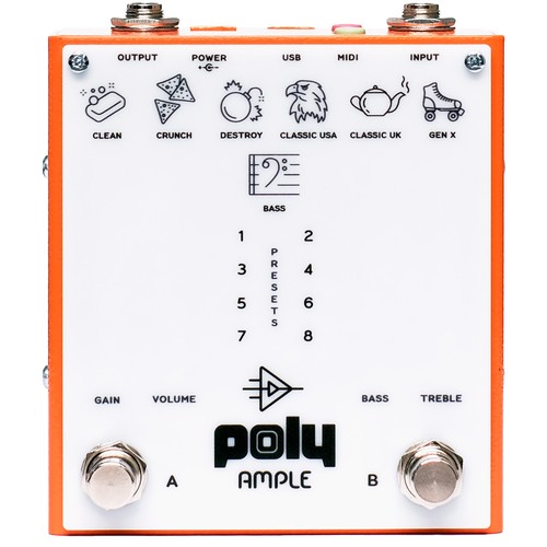 Poly Effects Ample Amp Simulator Pedal (Demo Deal)