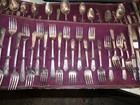50 Pieces: Antique Wm Rogers "Sectional" IS Silver Plated Silverware Flatware