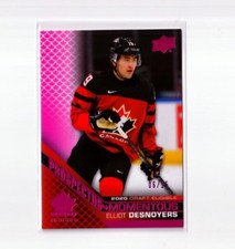 ELLIOT DESNOYERS '22 Upper Deck TEAM CANADA Prospectus ELECTRIC PINK crd #'d /15