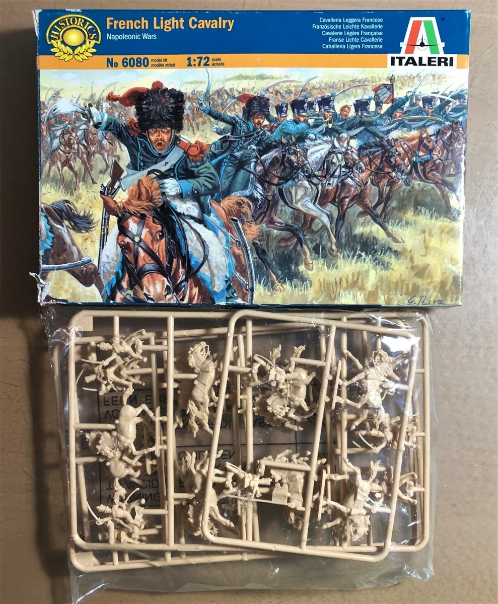 Maquette Italeri I6080 – Figurines Cavalerie Légère Française – Échelle 1/72 – Guerres Napoléoniennes