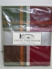 Casual Park Manor Tablecloth ~ Saranac Plaid ~ 60" x 84 Rectangular **NEW**