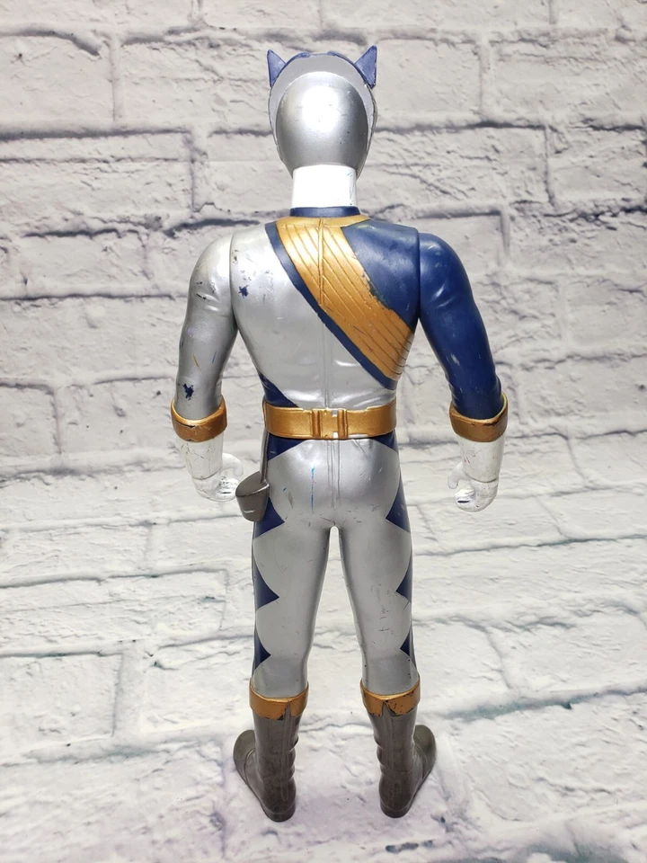 Vinilo Gaoranger Gai Silver Sentai Hero Series Hyakuju Power Rangers 2001 11,5 " Foto 2 de 4