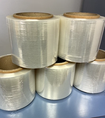 20 x Rolls Heavy Duty Mini Stretch Shrink Wrap Roll Bundling Film 100mm x 300m