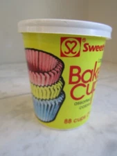Vintage Sweetheart Large Cupcake Liners Baking Cups Assorted Designs & Colors
