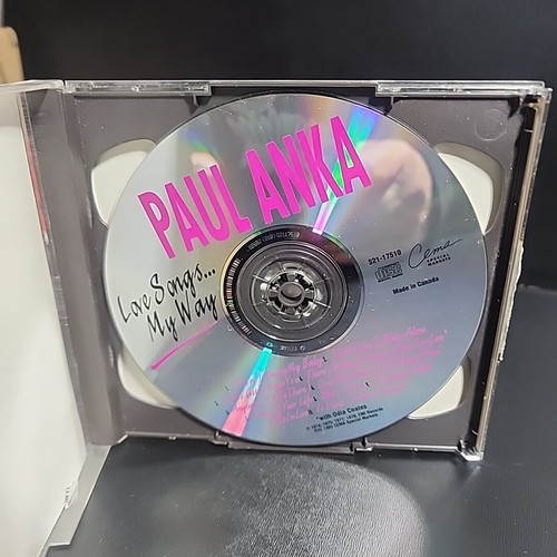 PAUL ANKA Love Songs... My Way (CD 1993) 10 Songs Compilation - Picture 2 of 3