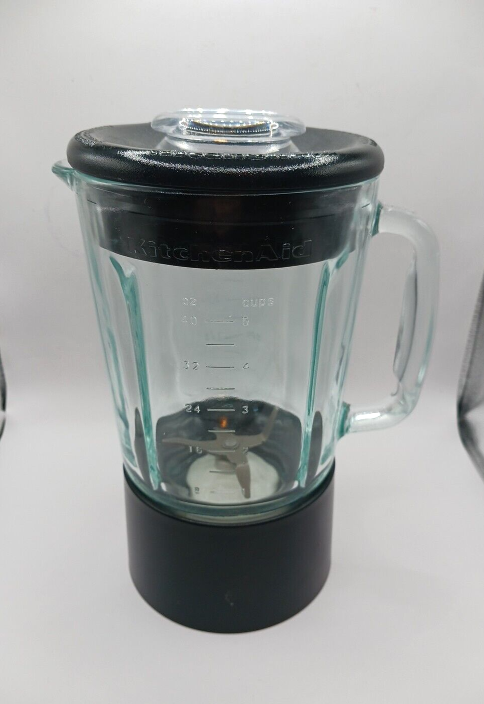 KitchenAid KSB50B4 Black Replacement Glass Blender Pitcher 40 oz. 5 cups Lid eBay