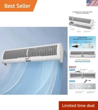 Stainless Alloy 48-Inch Air Curtain: Low Power & High Efficiency Solution