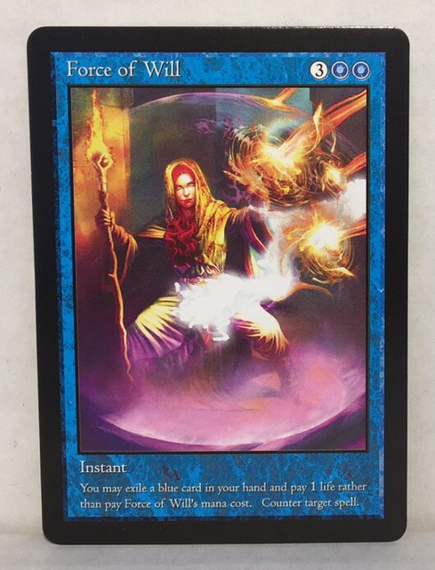 Force of Will Magic Trading Card GENERIC Custom Alternate Extended Art ...