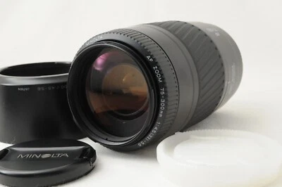 [Comme neuf] Minolta AF Zoom 75-300 mm f/4,5-5,6 pour Sony Minolta A Mount Ja... - Photo 1/4