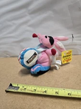 Vintage Promo 1997 Energizer Battery Eveready Bunny 7" Beanie Plush Stuffed Bean