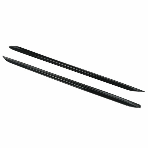 GLOSS BLACK BMW 3 SERIES G20 M PERFORMANCE SIDE SKIRT LIP BLADE EXTENSIONS 2018+ - Picture 7 of 12