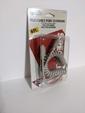 PS/2 Vintage Cable Port Extension 6-Pin Mini Din M/F Never Opened New by Woods