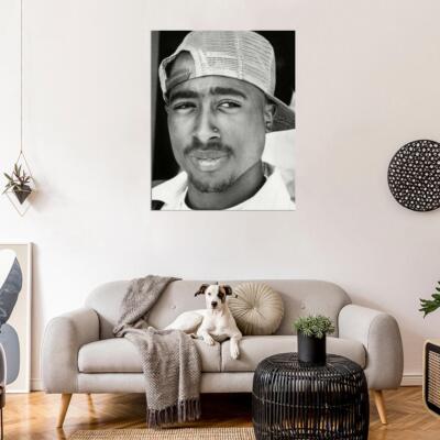 525864 TUPAC 2PAC SHAKUR 80s 90s Retro Vintage Photo 24x18 WALL