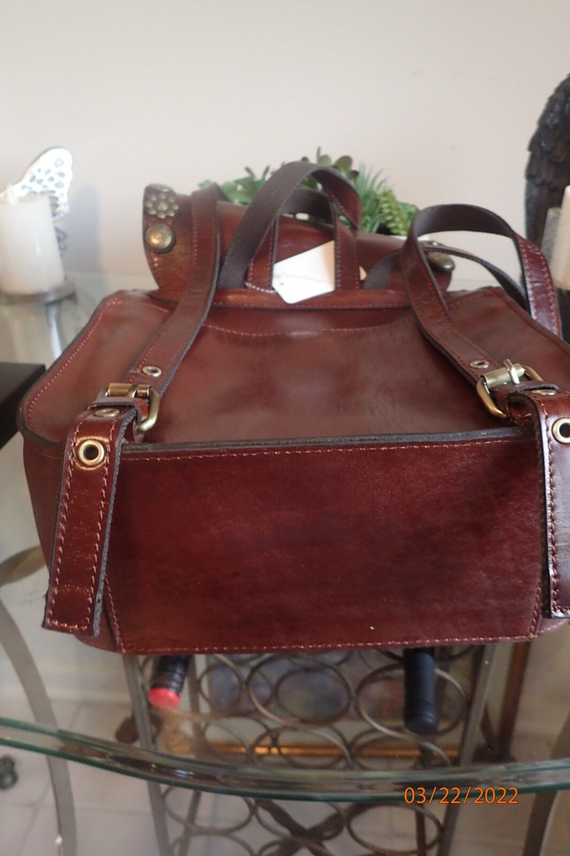 PATRICIA NASH Renaissance Coin Jovanna Backpack Brown Leather Bag Patricia Nash Renaissance Coin Jovanna | Mercari main image 4