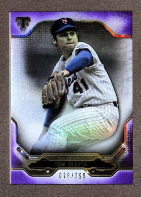 2020 Topps Triple Threads #54 Tom Seaver Purple /299