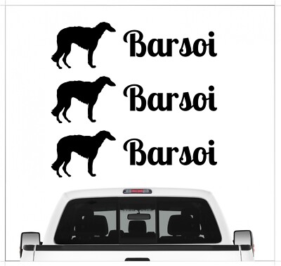 Siviwonder Kelpie Australian Barb Hundeaufkleber Set - 3er Pack Für Auto & Scheibe