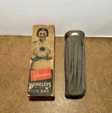 VINTAGE -THE GENUINE WIRELESS ICE BAG - PAT 1927 - SIZE 9 - IN ORIGINAL BOX