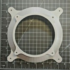 180mm to 120mm Fan Adapter Flow Converter PC Mod Custom Panel Hose Mount Flange