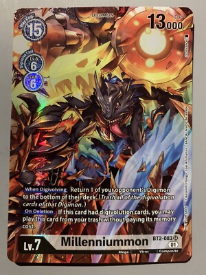 Digimon Trading Card Game Promo Millenniummon (1-Year Anniversary Box Topper) BT2-083