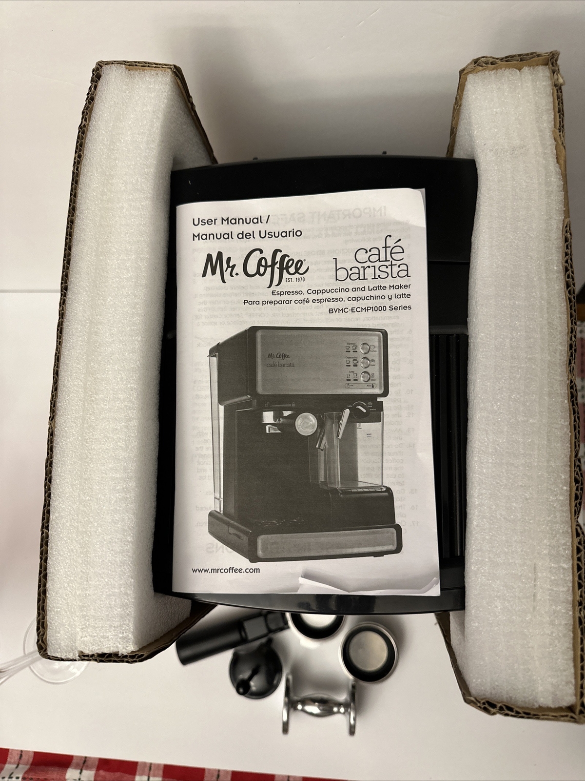 Mr. Coffee BVMCECMP1000RB Café Barista Espresso and Cappuccino Maker