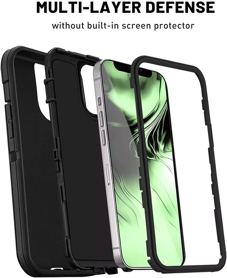 NEW Wholesale Mix for iPhone 8, 11, 12 etc, LOT 20 Defender Case + Clip - Image 3 of 4