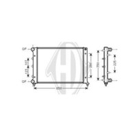 Diederichs KüHler WasserküHler MotorküHler FüR Alfa Romeo 147 937 DCM1352