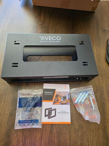 RIVECO 4U Open Frame Rack Wall Mount & Desktop Mount, No Assembly Required Serve - 第 9/12 張圖片