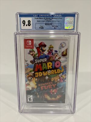 CGC Graded Super Mario 3D World + Bowser's Fury Switch (1020487002, 9.8 A++)